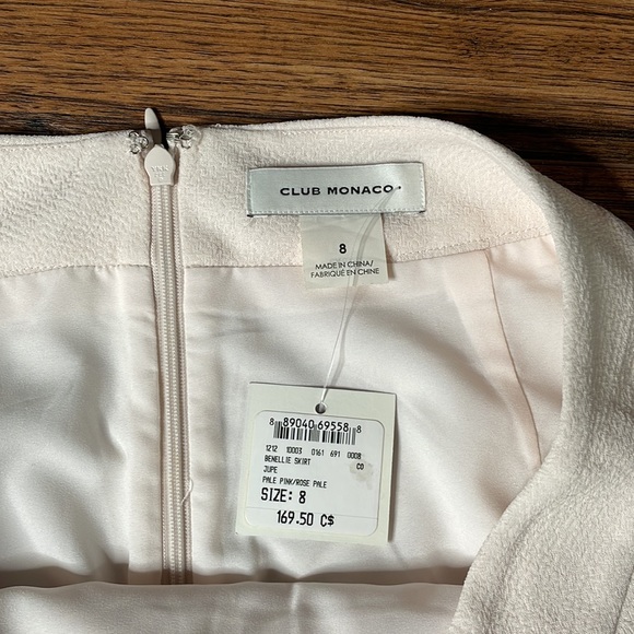 Club Monaco Faux Wrap Skirt - Pink - Picture 5 of 8